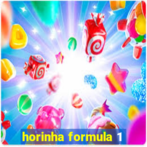 horinha formula 1